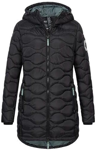 Sublevel Damen Winter Jacke Mantel Parka Steppjacke Steppmantel Wintermantel