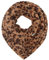 FASHION YOU WANT Damen KuschelSchal, Teddyfell Baumwolle Dreieckstuch Frauen Winterschal Herbstschal Warm Dreieck Schal Halstuch Scarf (Leo camel)