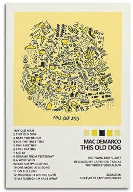 Mac Demarco Musikalbum Cover Leinwand Poster Raumdekor Poster für Schlafzimmer Wohnzimmer Wände 30 x 45 cm Unrahmen-Stil