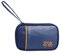 FAVORTALK Travel Electronics Organiser Double-Layer Universal Carry Gadget Bag for Hard Drives Cables Charger Phone Tech Pouch, Navy Blue 1 B21718