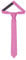 Ladeheid Kinder Krawatte für Jungen - Eleganter matter Look, Vorgebunden mit einem Klettverschluß, Perfekt für besondere Anlässe - Stilvolle Ansteckkrawatte TKM (31cm x 4cm, Rosa)