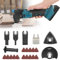 ADWOLT Akku Multifunktionswerkzeug 18V für Makita,Multitool 6 Einstellbare Geschwindigkeiten 8500-21000RPM Bürstenlos Motor,für Entfernen,Schaben,Schneiden mit 23 Zubehör(Batterien nicht enthalten)