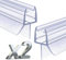 SHOPROM Guarnizione box doccia Universale in PVC trasparente di Alta Qualità e Antimuffa - Guarnizioni Box Doccia per vetro 6-7-8 mm di Facile Installazione (1)