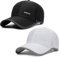 TAGVO 2 Pack Schnell Trocknend Baseballkappe, Einstellbare Sommermütze Herren Atmungsaktiv Basecap Sportkappe Leichte Faltbare Baseball Cap Sommer Sportmütze