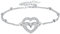 Arrebol Engelsflügel Armband Damen Silber 925 Herz Engel Armbänder Original Schmuck für Freunde Ehefrau Tochter, Verstellbarer [16+4cm]