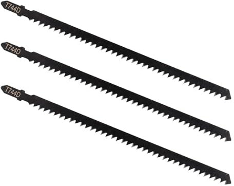 Lame per Seghetto Alternativo Lunghe, 3 pezzi Lame Seghetto Alternativo Legno, Lame Seghetto Professionale, Lunghezza 180 mm, Basic Lame Seghetto per Tagliare Legno, Tubi di Plastica, Ecc