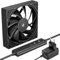 upHere gaming AC 220V PC Lüfter,120 x 25mm Lüfter PC,Dual Kugellager mit 5 Einstellbare,120MM Lüfter,mit AC Geschwindigkeit Kontrolle DC Lüfter 12V Kühlung Lüfter für PC Laptop,U3DC1