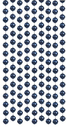 UKDD® Navy Collection Weihnachtskugeln, Weihnachtsbaumschmuck, Glitzer, matt, Eiszapfen (3 m Girlande)