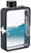 Baobiutin Slim Water Bottle A5 Flat Water Bottle for Handbag Water Bottle Slim Water Bottle A5 Portable Clear Water Bottle for Travel Gym Supply 380ML Black
