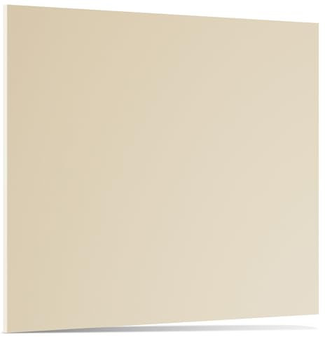 Prima Renovierungs-Systeme Panneau avant de lave-vaisselle, disponible en 10 couleurs, pour lave-vaisselle entièrement intégré et partiellement intégré, beige, 565 x 444 mm