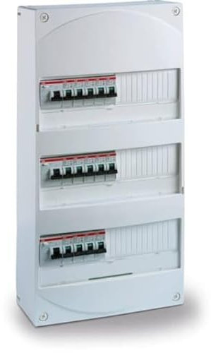 TABPC3RAUTO Tableau électrique précablé 3 rangées 2xID63A-1xID40A-15 Disj. 4.5AAuto ABB