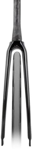 HZXQCVB 700C Road Bike Fork 1-1/8'' Straight/Tapered Tube 28.6mm 3K Carbon Fiber Rigid Fork Quick Release 9 * 100mm C Brake Front Fork(Glossy black,Tapered)