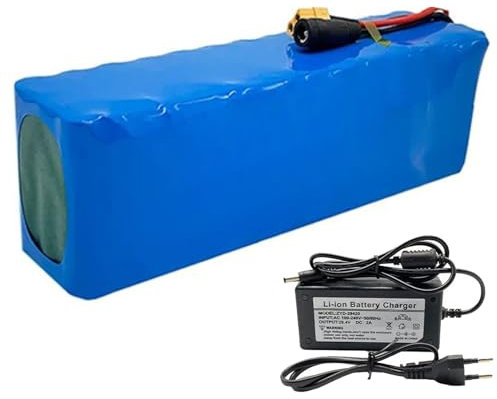 GNIUBBDB Batteria agli ioni di Litio per Bici elettrica 24V 10Ah 8S3P con caricabatteria BMS Integrato per Motore per Bicicletta elettrica da 500 W XT90 Plug