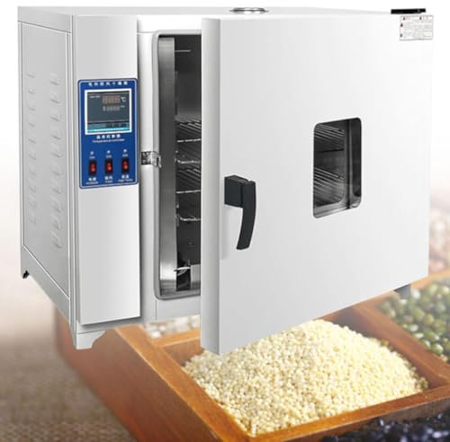 Forno ad alta temperatura per test di laboratorio, forno elettrico per essiccazione a getto, forno per essiccazione a getto a temperatura costante, 50~300℃, silenzioso, display digitale,43L
