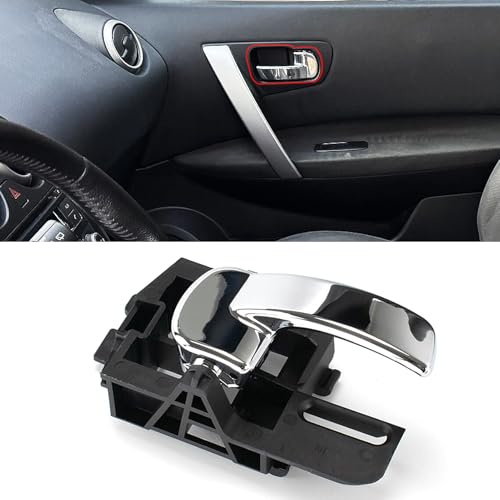 TTCR-II Compatible avec Poignée Porte Interieur Nissan Qashqai MK1 J10 JJ10 | 80670-JD000 Côté Passager Poignee Porte Voiture, Qashqai J10 JJ10 2007 2008 2009 2010 2011 2012 2013 Poignée Intérieure-Droit