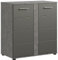 Newroom Kommode Beton Grau Sideboard Modern Zeitlos - 82x79x41 cm (BxHxT) - Highboard Anrichte - [Cressida.one] Wohnzimmer Schlafzimmer Büro Flur