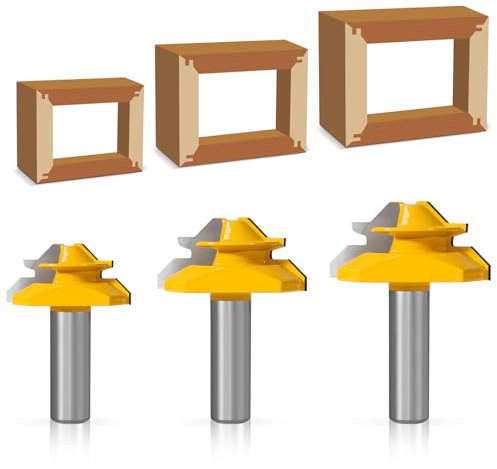 45 Degree Lock Miter Router bit (1/2 inch Shank)