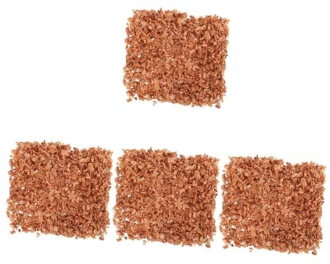 minkissy 4 Stück 1 Zedernspäne Kleben Pole Zubehör Spezieller Schraubendreher Pastelle Unterlage Nein Multi Perlenverteidiger Alle Textmarker Streich Unterstützung Oh Light Brown Zedernholz