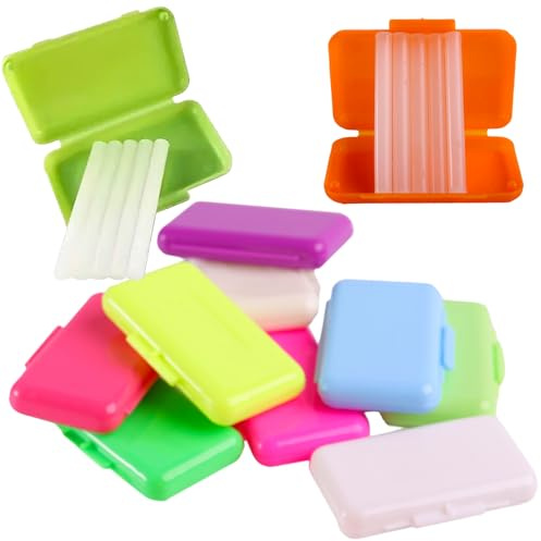 10 Boxes Dental Wax for Braces – Multicolor Orthodontic Relief Wax for Bracket & Wire Irritation, Portable & Unscented for Braces Care