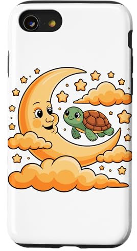 Crescent Moon Clouds Sea Turtle Turtles Tortoise Case for iPhone SE (2020) / 7 / 8