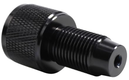 Puthernm Für 88G 90G CO2 Saver Adapter M16X1.5 Gewinde CO2 Saver Adapter CO2 Gaszylinderadapter CO2 -Systeme Schwarz Schwarz