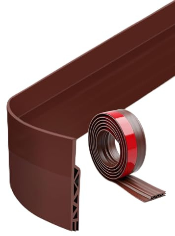 Oderra Boudin Porte 100cm TPE Marron Isolant | Joint D'Étanchéité Phonique, Anti-Courant D'air Et Froid. Facile À Poser, Pour Porte D'entrée