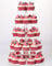 yestbuy 5 stöckig (klein), acryl, farblos, 5 Tier Round