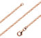 Avesano Rosegold Erbskette 925 Silber Kette Damen Halskette Silberkette Rose Gold 2,2 mm in Länge 80 cm verfügbar 101012-480