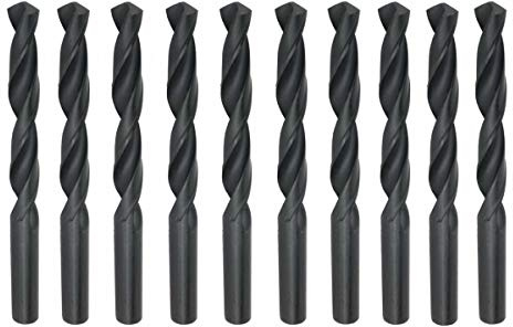 Weischer® - HSS-R Spiralbohrer Ø 9,0 mm | 10 Stück | Stahlbohrer Metallbohrer Eisenbohrer | Bohrer für Metall, Stahl, Aluminium, Eisen | stabil & bruchfest