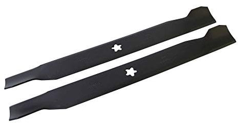 SECURA Jeu de lames (éjection) compatible avec Husqvarna YTH180 XP 960110119 Tracteur de pelouse