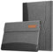 FINTIE Étui pour Samsung Galaxy Tab S6 10.5 2019 (Compatible avec Chargement sans Fil S Pen) - Multi-Angle Coque de Protection avec Fentes pour Documents et Fonction Veille/Réveil Auto, Gris