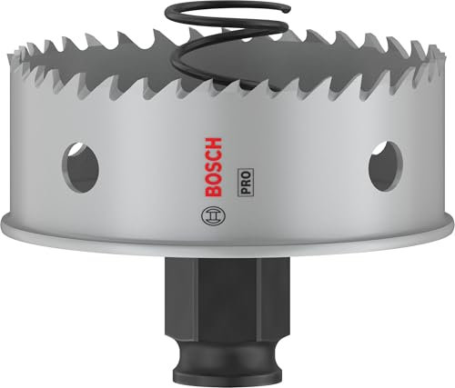 Bosch 1x Scie trépan PRO Sheet Metal Power Change Plus (pour Tôles en acier inoxydable, Tôles en acier, Ø 68 mm, Professional Accessoire Perceuses/visseuses rotatives)