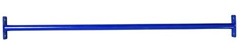 ESTEXO Reckstange Turnstange Klimmzugstange Kletterstange Turnreck Metallreck Gymnastik Gymnastikstange RAL5002 (Blau) 125 cm