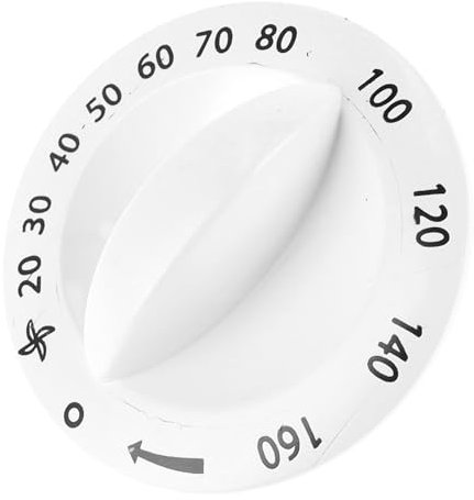 sparefixd White Timer Control Knob Switch Dial to Fit Hotpoint Tumble Dryer