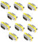 LNHCAW vga to vga 15 vga Connector、Null Modem Adapter Male to Male、Male to Female、vga Female to Female Adapter Extender Dual vga Adapter for 2 Monitors (10, Male to Male)