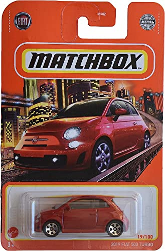 Matchbox 2019 Fiat 500 Turbo, [rot] 19/100