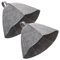 Beavorty Anzug Sauna Filzkappe Sauna Trockenes Haartuch Saunahut Herren 2Pcs Sauna Hüte Schnelltrocknendes Handtuch Saunahut Geschenkt Saunahut Geschenkt Sauna Filzhut Hühner Zubehör Haarturban