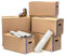 KK Verpackungen® Umzugspaket 1-2 Zimmer Wohnung | Umzugsset 25 Umzugskartons 2-wellig + 1kg Packseide + 1x 0,5x5m Luftpolsterfolie + 1x 50x66lfm Klebeband Braun