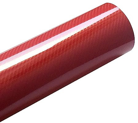 Uposao Lámina adhesiva de vinilo de fibra de carbono 5D para coche, impermeable, sin burbujas, cinta adhesiva para el interior del coche, vehículo y portátil, 50 x 152 cm