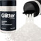 Hemway Premium Glitter Shaker - White Iridescent | Super Chunky Metallic Flake Sequins for Resin & Epoxy Crafts | Craft Supplies for Tumblers, Festival, Hair, Face, Body, Eye & Nail Art | 115 g