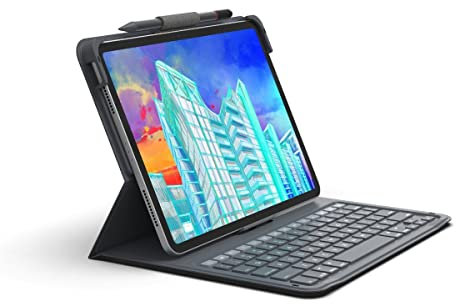ZAGG Messenger Folio 2 Tastatur für iPad 10.9 (10. Gen), Hintergrundbeleuchtung, Koppeln mehrerer Geräte, (Deutsch)
