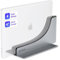 Ascrono | Vertical Docking Station Hub | Compatible with Apple MacBook Air 15 (M2, M3 & M4 2023-2025), with MagSafe Plug | 2X USB-C Port (40Gbps) Thunderbolt-4 Compatible Dock