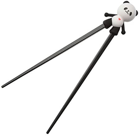 XJKLBYQ Kids Training Chopsticks Cute Panda Chopsticks Helper Children Learner Chopsticks with Silicone Guide chopsticks