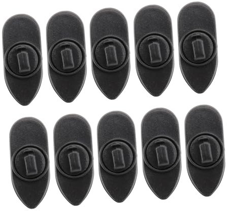AOKWAWALIY 10pcs 360 Earphone Headphone Wire Clip Shirt Clip Microphone Headphone Cable Holder Clip Headphone Line Nip Holder Speaker Wall Mount Headset Electric Wire To Rotate Headphone Clip
