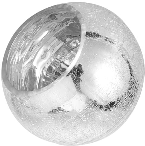 Luxshiny Boule Disco Miroir Boule Disco Vase Disco 15Cm Pots en Verre Cactus Succulents Pots De Fleurs Vase pour Fête Jardin Bureau Bureau