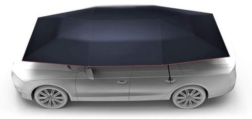 GLJTUO Carport Automatischer Auto-Zelt-Sonnenschutz, Zusammenklappbarer Tragbarer Auto-Regenschirm Mit Fernbedienung