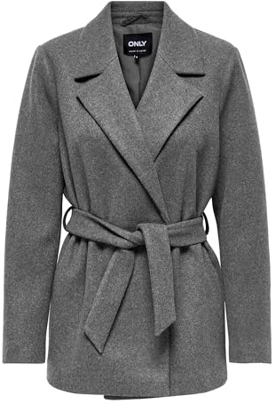 ONLY Damen Onlalvilda Short Wrap Coat Otw Onlalvilda Short Wrap Coat Otw (1er Pack)