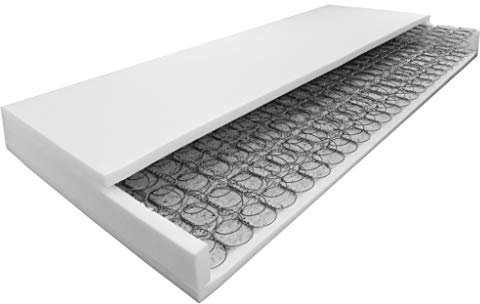 AM Qualitätsmatratzen Bonell Federkernmatratze 100x200 cm - Made in Germany - Matratze 100x200 H3 H4 Anti Schwitzen - Temperaturregulierte Bonellfederkernmatratze 19 cm hoch Oeko-TEX zertifizert