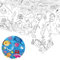 BRTNUP Tischdecke zum Ausmalen mit Meeresmotiven für Kinder, Poster zum Ausmalen mit Meeresmotiven, 137 x 274 cm, Tischdecke zum Ausmalen mit Meeresmotiven für Kinderpartys, 54 x 108 Zoll