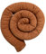 ULLENBOOM Baby Kuschelschlange 300x13 cm Cord Caramel (Made in EU) - Kuschelschnecke in vielen Farben und Größen, Bezug: 100% Oeko TEX Baumwolle, Ideal als Kuschelkissen